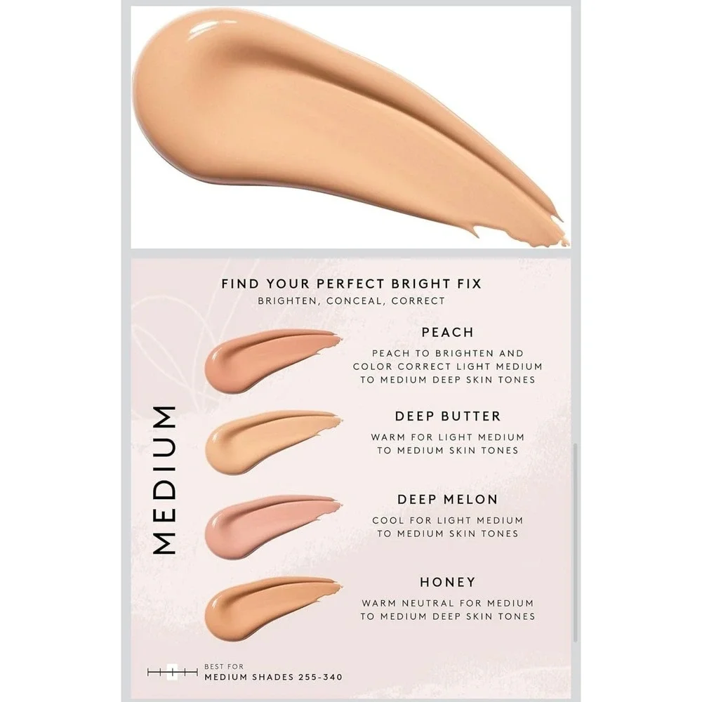Fenty Beauty Bright Fix Eye Brightener Concealer - Shade Deep Butter